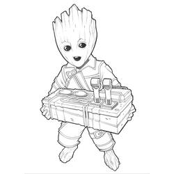 Dibujo para colorear: Guardianes de la Galaxia (Superhéroes y Supervillanos) #211164 - Dibujos para Colorear e Imprimir Gratis