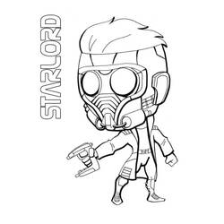 Dibujo para colorear: Guardianes de la Galaxia (Superhéroes y Supervillanos) #211165 - Dibujos para Colorear e Imprimir Gratis