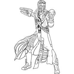 Dibujo para colorear: Guardianes de la Galaxia (Superhéroes y Supervillanos) #211169 - Dibujos para Colorear e Imprimir Gratis