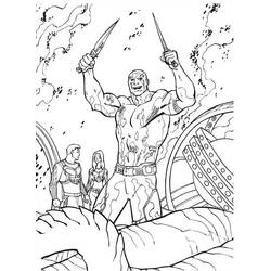 Dibujo para colorear: Guardianes de la Galaxia (Superhéroes y Supervillanos) #211172 - Dibujos para Colorear e Imprimir Gratis
