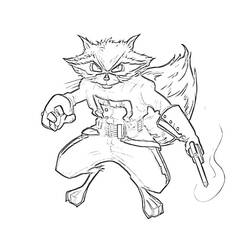 Dibujo para colorear: Guardianes de la Galaxia (Superhéroes y Supervillanos) #82450 - Dibujos para Colorear e Imprimir Gratis