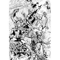 Dibujo para colorear: Guardianes de la Galaxia (Superhéroes y Supervillanos) #82461 - Dibujos para Colorear e Imprimir Gratis