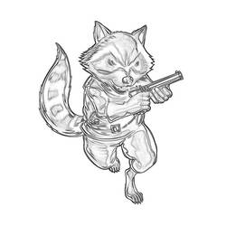 Dibujo para colorear: Guardianes de la Galaxia (Superhéroes y Supervillanos) #82538 - Dibujos para Colorear e Imprimir Gratis