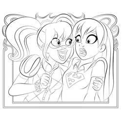 Dibujos para colorear: Harley Quinn - Dibujos para Colorear e Imprimir Gratis