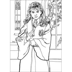 Dibujos para colorear: Hermione Granger - Dibujos para Colorear e Imprimir Gratis
