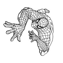 Dibujo para colorear: Hombre Araña (Superhéroes y Supervillanos) #78701 - Dibujos para Colorear e Imprimir Gratis