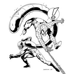 Dibujo para colorear: Hombre Araña (Superhéroes y Supervillanos) #78761 - Dibujos para Colorear e Imprimir Gratis