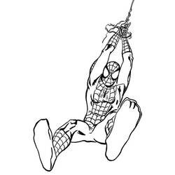 Dibujo para colorear: Hombre Araña (Superhéroes y Supervillanos) #78826 - Dibujos para Colorear e Imprimir Gratis