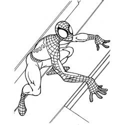 Dibujo para colorear: Hombre Araña (Superhéroes y Supervillanos) #78857 - Dibujos para Colorear e Imprimir Gratis