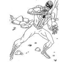 Dibujo Hombre Araña (Superhéroes y Supervillanos) #78937 para imprimir y colorear