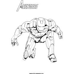 Dibujo para colorear: Hombre de Hierro (Superhéroes y Supervillanos) #80532 - Dibujos para Colorear e Imprimir Gratis