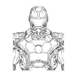 Dibujo para colorear: Hombre de Hierro (Superhéroes y Supervillanos) #80536 - Dibujos para Colorear e Imprimir Gratis