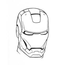 Dibujo para colorear: Hombre de Hierro (Superhéroes y Supervillanos) #80540 - Dibujos para Colorear e Imprimir Gratis