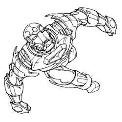 Dibujo para colorear: Hombre de Hierro (Superhéroes y Supervillanos) #80561 - Dibujos para Colorear e Imprimir Gratis