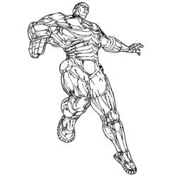 Dibujo para colorear: Hombre de Hierro (Superhéroes y Supervillanos) #80564 - Dibujos para Colorear e Imprimir Gratis