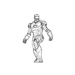 Dibujo para colorear: Hombre de Hierro (Superhéroes y Supervillanos) #80566 - Dibujos para Colorear e Imprimir Gratis