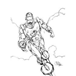 Dibujo para colorear: Hombre de Hierro (Superhéroes y Supervillanos) #80615 - Dibujos para Colorear e Imprimir Gratis