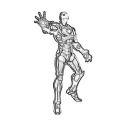 Dibujo para colorear: Hombre de Hierro (Superhéroes y Supervillanos) #80617 - Dibujos para Colorear e Imprimir Gratis