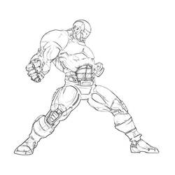 Dibujo para colorear: Hombre de Hierro (Superhéroes y Supervillanos) #80620 - Dibujos para Colorear e Imprimir Gratis