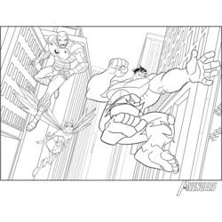 Dibujo para colorear: Hombre de Hierro (Superhéroes y Supervillanos) #80647 - Dibujos para Colorear e Imprimir Gratis