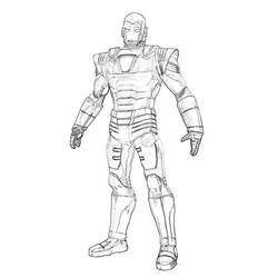 Dibujo para colorear: Hombre de Hierro (Superhéroes y Supervillanos) #80656 - Dibujos para Colorear e Imprimir Gratis