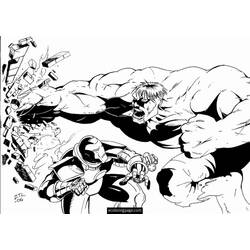 Dibujo para colorear: Hombre de Hierro (Superhéroes y Supervillanos) #80660 - Dibujos para Colorear e Imprimir Gratis