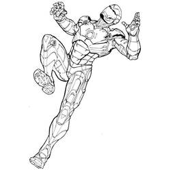 Dibujo para colorear: Hombre de Hierro (Superhéroes y Supervillanos) #80717 - Dibujos para Colorear e Imprimir Gratis