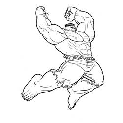 Dibujo para colorear: Hulk (Superhéroes y Supervillanos) #79011 - Dibujos para Colorear e Imprimir Gratis