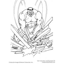 Dibujo para colorear: Hulk (Superhéroes y Supervillanos) #79021 - Dibujos para Colorear e Imprimir Gratis