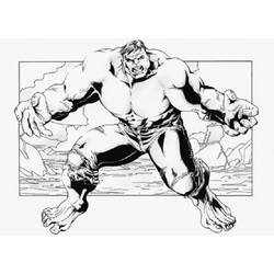 Dibujo para colorear: Hulk (Superhéroes y Supervillanos) #79025 - Dibujos para Colorear e Imprimir Gratis