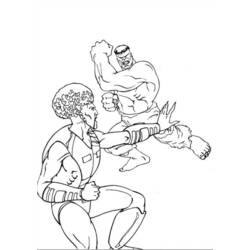 Dibujo para colorear: Hulk (Superhéroes y Supervillanos) #79030 - Dibujos para Colorear e Imprimir Gratis