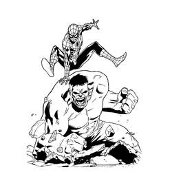 Dibujo para colorear: Hulk (Superhéroes y Supervillanos) #79032 - Dibujos para Colorear e Imprimir Gratis