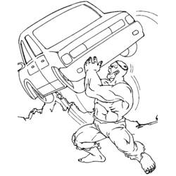 Dibujo para colorear: Hulk (Superhéroes y Supervillanos) #79035 - Dibujos para Colorear e Imprimir Gratis