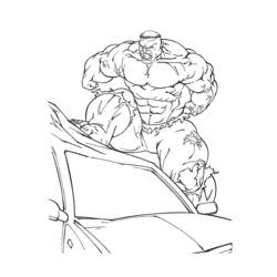 Dibujo para colorear: Hulk (Superhéroes y Supervillanos) #79041 - Dibujos para Colorear e Imprimir Gratis