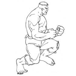 Dibujo para colorear: Hulk (Superhéroes y Supervillanos) #79043 - Dibujos para Colorear e Imprimir Gratis