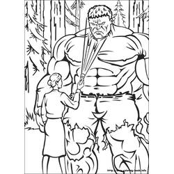Dibujo para colorear: Hulk (Superhéroes y Supervillanos) #79044 - Dibujos para Colorear e Imprimir Gratis