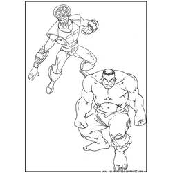 Dibujo para colorear: Hulk (Superhéroes y Supervillanos) #79053 - Dibujos para Colorear e Imprimir Gratis