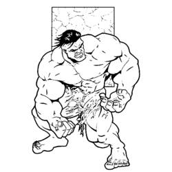 Dibujo para colorear: Hulk (Superhéroes y Supervillanos) #79054 - Dibujos para Colorear e Imprimir Gratis