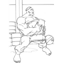 Dibujo para colorear: Hulk (Superhéroes y Supervillanos) #79061 - Dibujos para Colorear e Imprimir Gratis