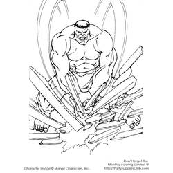 Dibujo para colorear: Hulk (Superhéroes y Supervillanos) #79068 - Dibujos para Colorear e Imprimir Gratis