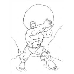 Dibujo para colorear: Hulk (Superhéroes y Supervillanos) #79076 - Dibujos para Colorear e Imprimir Gratis