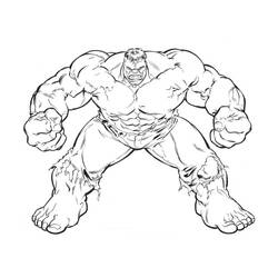 Dibujo para colorear: Hulk (Superhéroes y Supervillanos) #79078 - Dibujos para Colorear e Imprimir Gratis