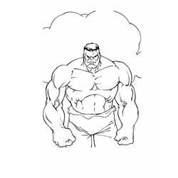 Dibujo para colorear: Hulk (Superhéroes y Supervillanos) #79079 - Dibujos para Colorear e Imprimir Gratis