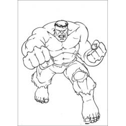 Dibujo para colorear: Hulk (Superhéroes y Supervillanos) #79080 - Dibujos para Colorear e Imprimir Gratis