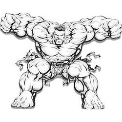 Dibujo para colorear: Hulk (Superhéroes y Supervillanos) #79084 - Dibujos para Colorear e Imprimir Gratis