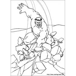 Dibujo para colorear: Hulk (Superhéroes y Supervillanos) #79094 - Dibujos para Colorear e Imprimir Gratis