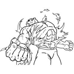 Dibujo para colorear: Hulk (Superhéroes y Supervillanos) #79104 - Dibujos para Colorear e Imprimir Gratis
