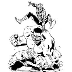 Dibujo para colorear: Hulk (Superhéroes y Supervillanos) #79117 - Dibujos para Colorear e Imprimir Gratis