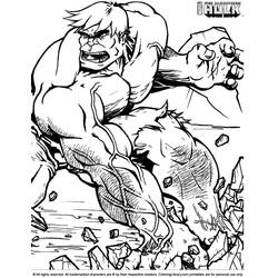 Dibujo para colorear: Hulk (Superhéroes y Supervillanos) #79130 - Dibujos para Colorear e Imprimir Gratis