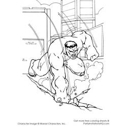 Dibujo para colorear: Hulk (Superhéroes y Supervillanos) #79135 - Dibujos para Colorear e Imprimir Gratis
